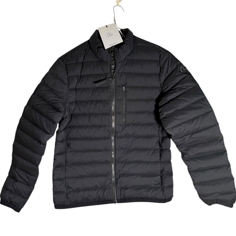 NEW Rhoback Men's Glide 700 Fill Down Jacket Full Zip Medium Weight Black Medium
